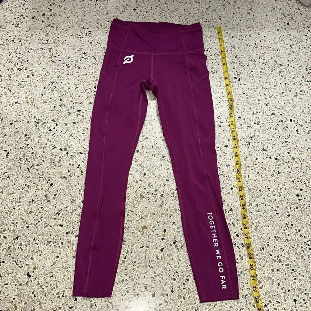 Lululemon Fast & Free Marvel burgundy 25” non reflective 4 Peloton